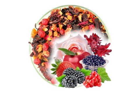 Herbata Owocowa RED SHADOW Esencja Lasu w Filiżance!